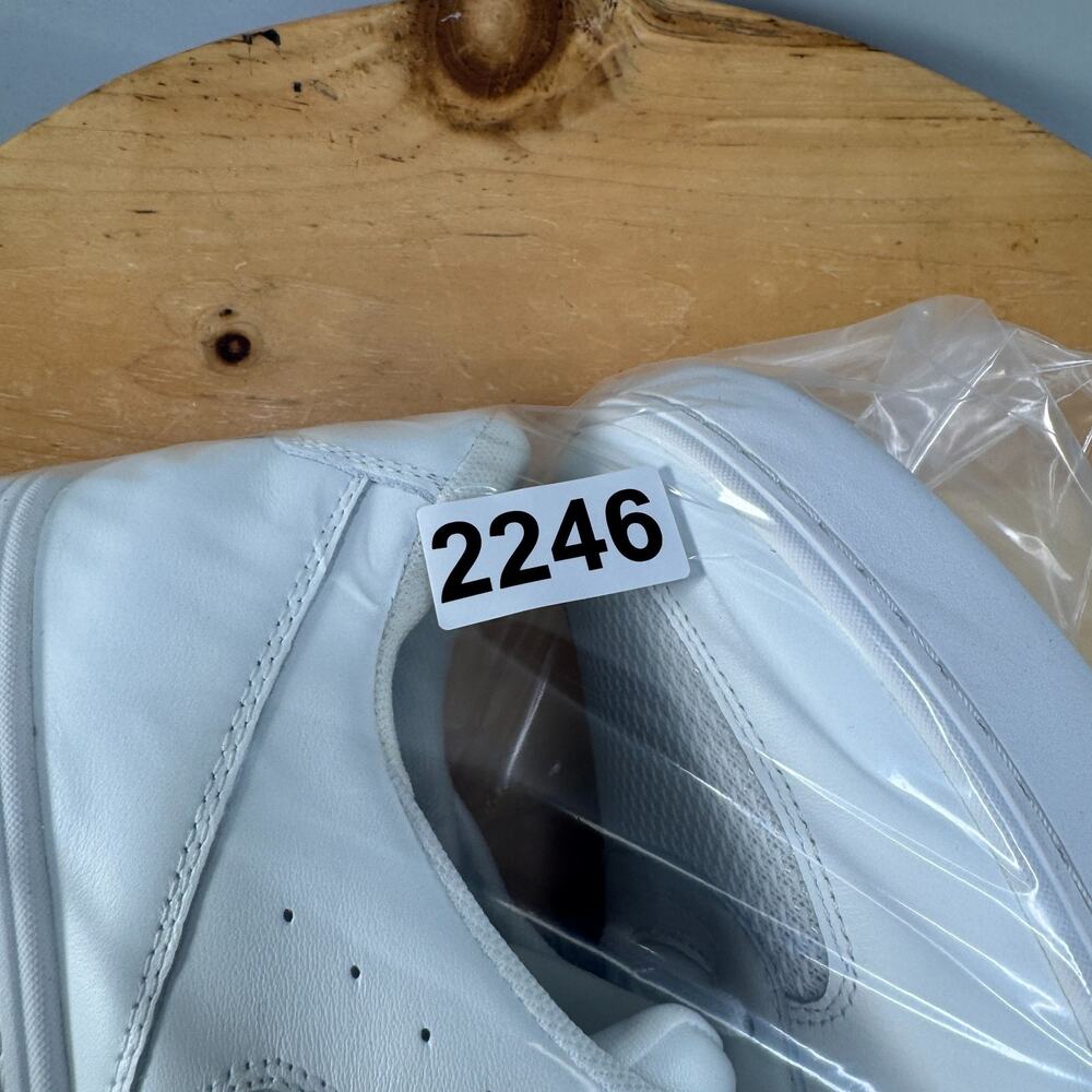 Kizik Oslo Sneakers Men's Size 12 Optic White Leather Mesh‎ Hands Free Shoes NEW - Picture 8 of 8